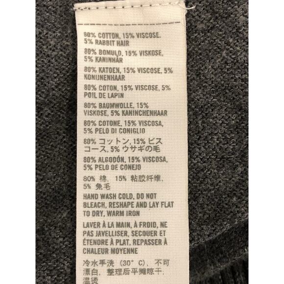 Hollister Cozy Baby Women Cardigan Sweater Gray Sleeveless Shawl Knit Y2K Boho - Picture 8 of 8